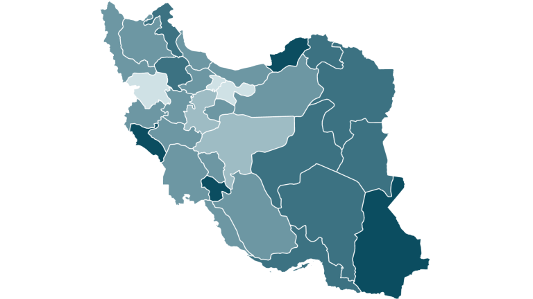 نقشه نمایندگی های رنوس در ایران